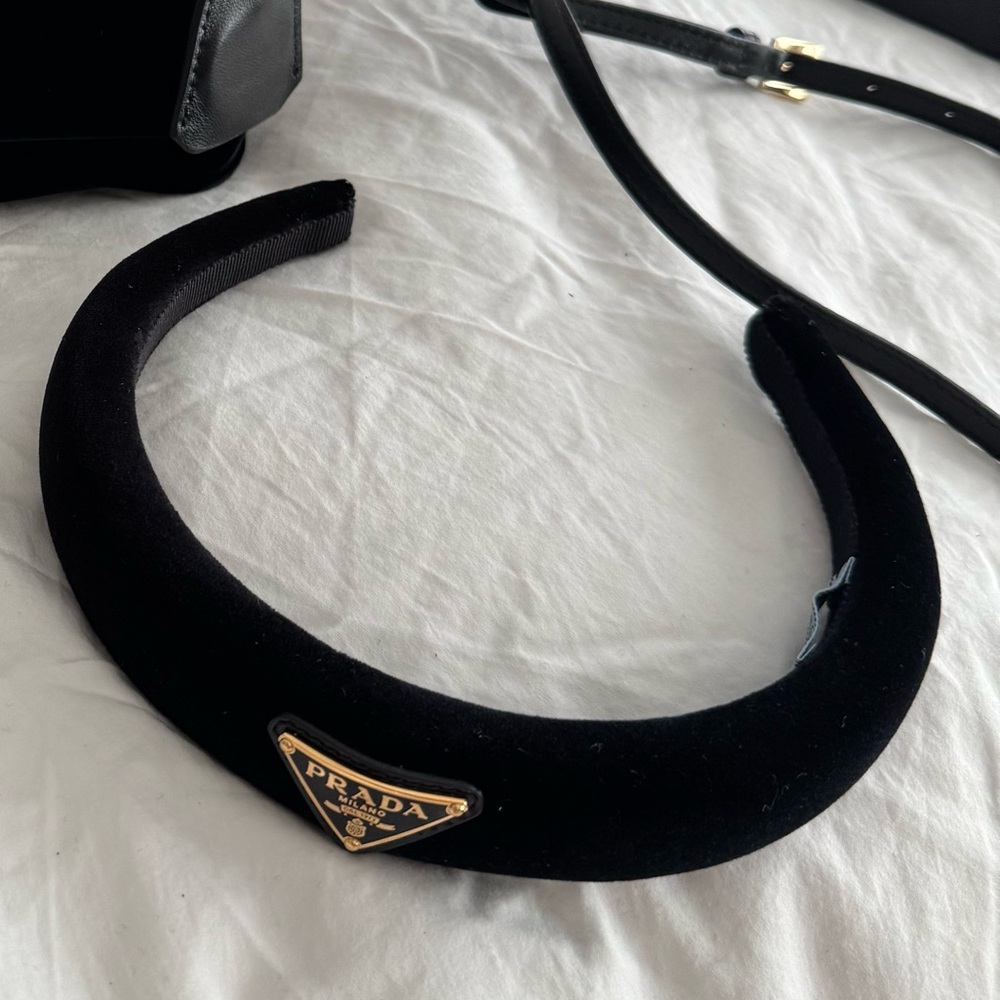 NEW velvet Prada headband